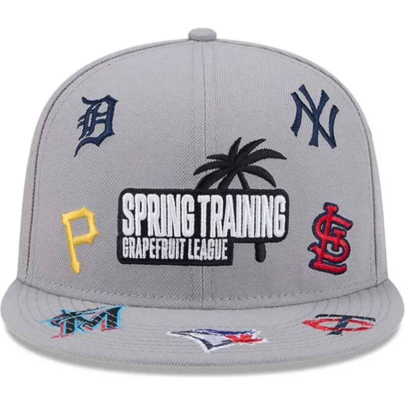 cap-plata-gray-snapback-9fifty-scattered-grapefruit-league-de-mlb-de-new-era