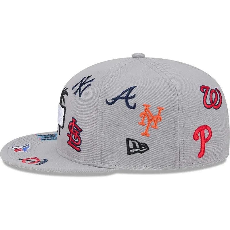 cap-plata-gray-snapback-9fifty-scattered-grapefruit-league-de-mlb-de-new-era