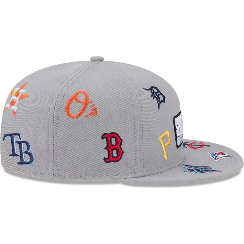 cap-plata-gray-snapback-9fifty-scattered-grapefruit-league-de-mlb-de-new-era