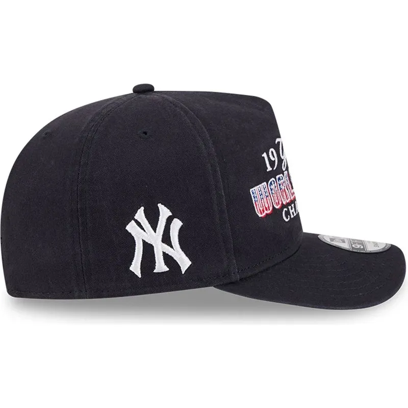 casquette-plate-bleue-marine-snapback-9fifty-a-frame-historic-new-york-yankees-mlb-new-era