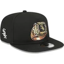 cappello-piatto-nero-snapback-9fifty-a-frame-ring-dei-chicago-white-sox-mlb-di-new-era