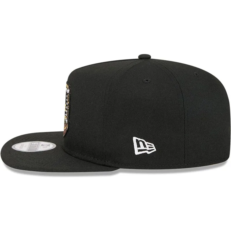 schwarze-flache-snapback-kappe-9fifty-a-frame-ring-der-chicago-white-sox-mlb-von-new-era