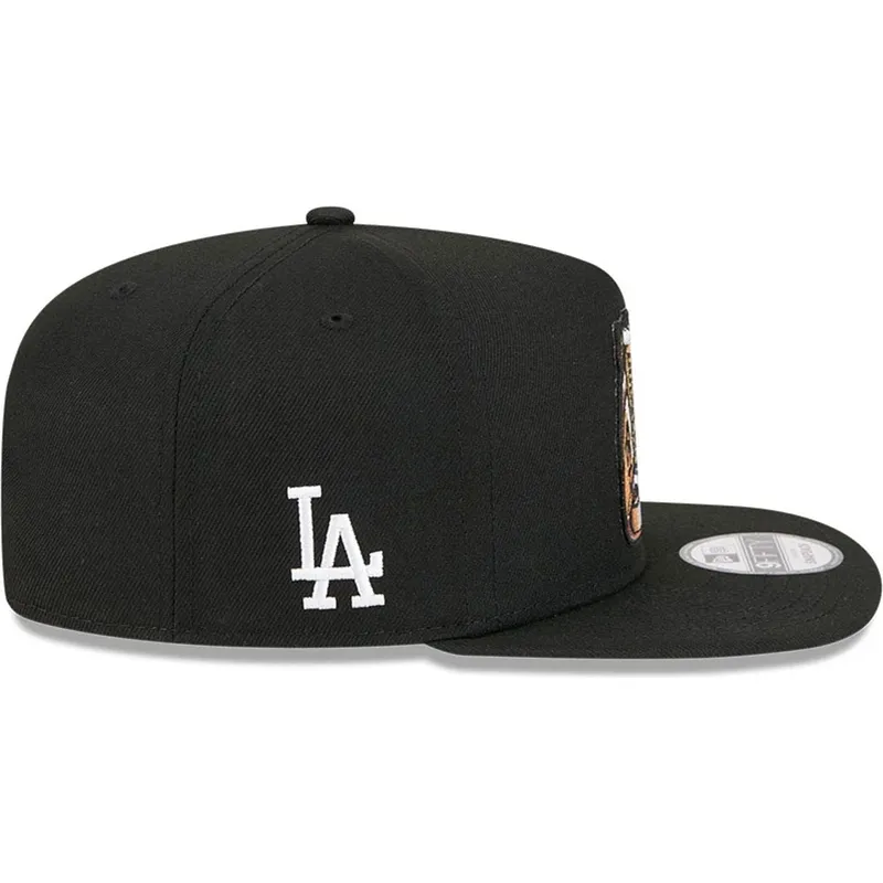 cappello-piatto-nero-snapback-9fifty-a-frame-ring-dei-los-angeles-dodgers-mlb-di-new-era