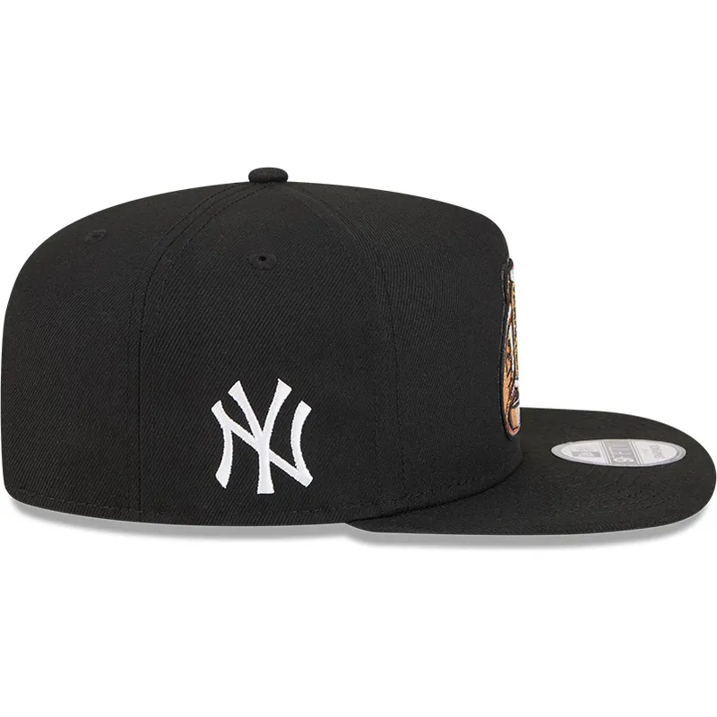 cappello-piatto-nero-snapback-9fifty-a-frame-ring-dei-new-york-yankees-mlb-di-new-era
