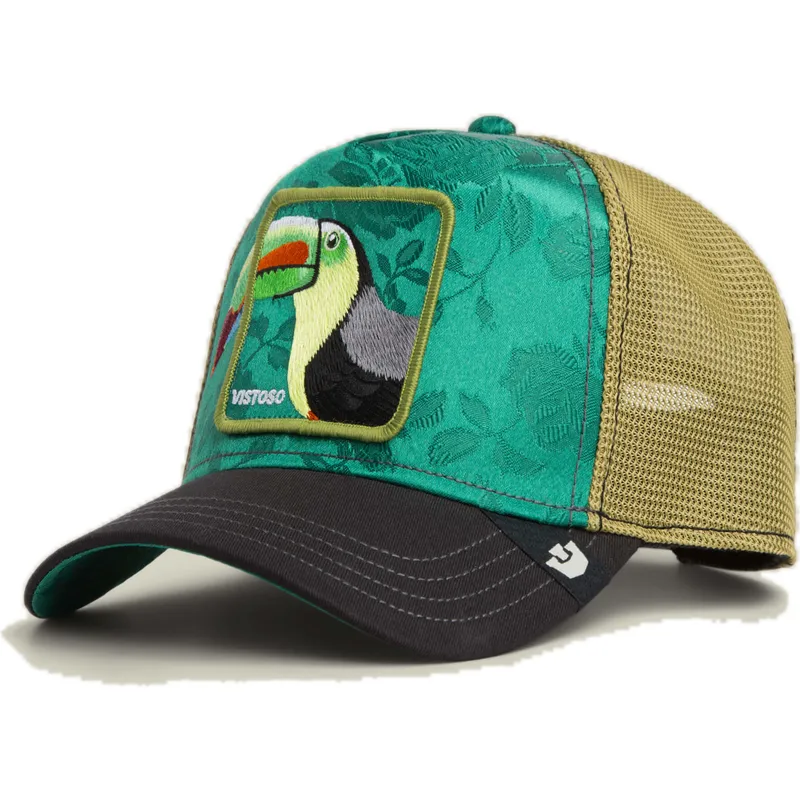 czapka-trucker-zielona-tukan-vistoso-belize-toucan-the-farm-od-goorin-bros