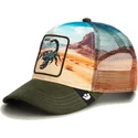gorra-trucker-multicolor-escorpion-deadly-scorpion-in-the-element-the-farm-de-goorin-bros