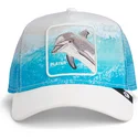 mehrfarbige-trucker-kappe-delfin-player-dolphin-in-the-element-the-farm-von-goorin-bros