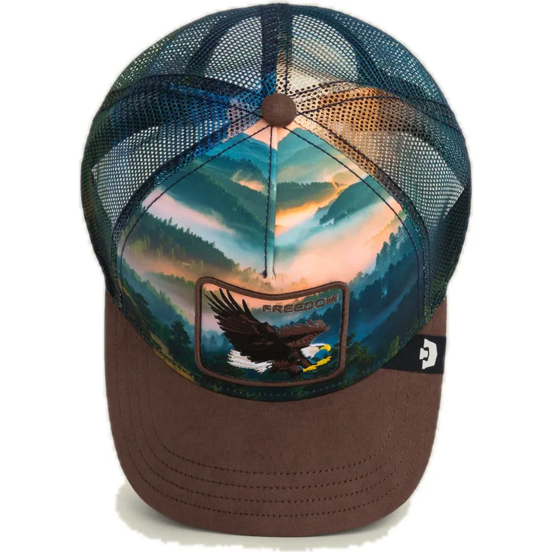 cappellino-trucker-multicolore-aquila-freedom-eagle-in-the-element-the-farm-di-goorin-bros