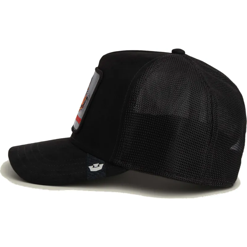 epci-curbata-camionagiu-negru-snapback-black-out-doberman-metallic-the-farm-de-goorin-bros