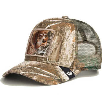 Șepci curbată camionagiu camuflaj snapback Realtree Edge Grump Dog The Farm de Goorin Bros.