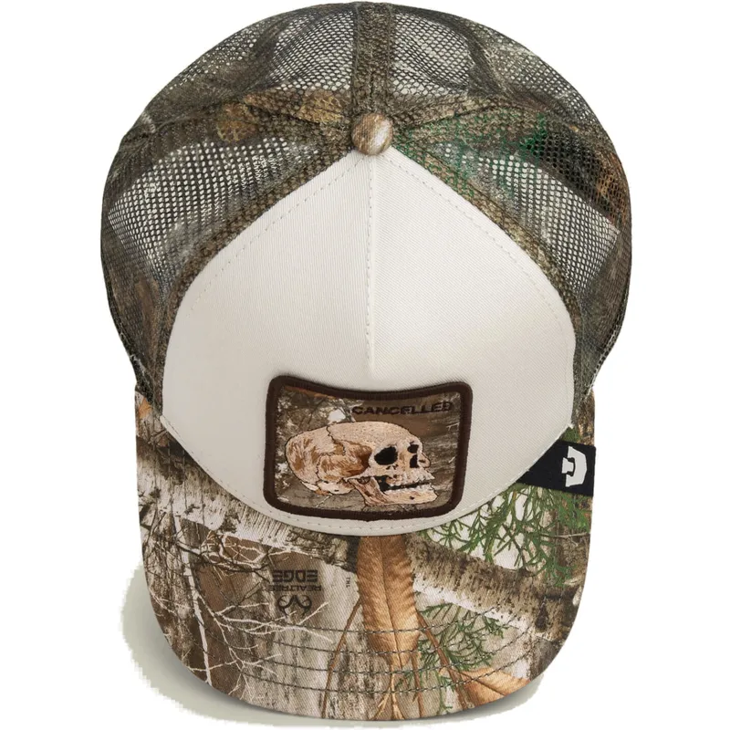 epci-curbata-camionagiu-camuflaj-snapback-calavera-realtree-edge-cancelled-skull-the-farm-the-farm-de-goorin-bros