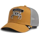 cappellino-trucker-marrone-granchio-classic-rocker-crackin-the-farm-di-goorin-bros