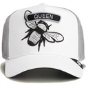 epci-curbata-alb-snapback-classic-rocker-queen-the-farm-de-goorin-bros