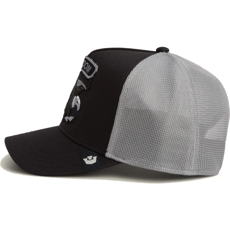 epci-curbata-negru-snapback-classic-rocker-freedom-the-farm-de-goorin-bros