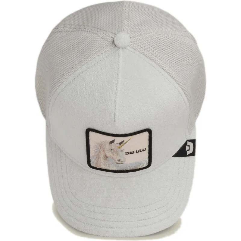 casquette-trucker-grise-licorne-delulu-terry-cloth-the-farm-goorin-bros