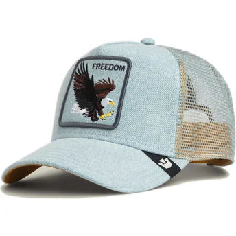 Șepci curbată albastru snapback Denim Eagle The Farm de Goorin Bros.