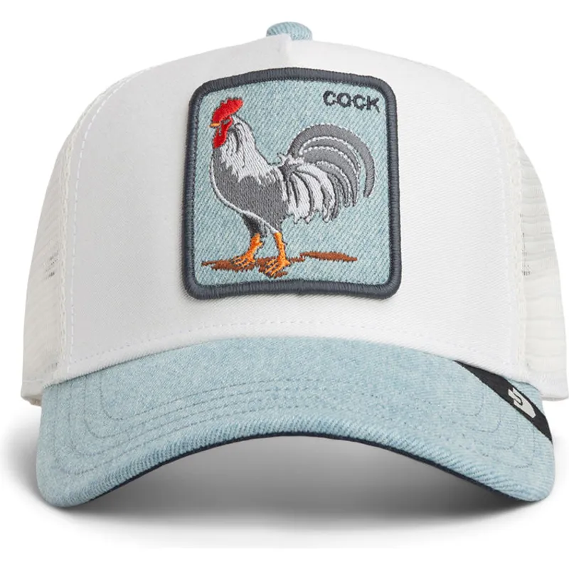 vit-och-bla-trucker-keps-tupp-cock-denim-rooster-the-farm-fran-goorin-bros
