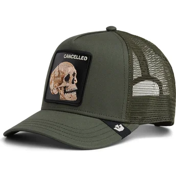 Șepci curbată camionagiu verzișor snapback calavera The Cancelled Skull The Farm The Farm de Goorin Bros.