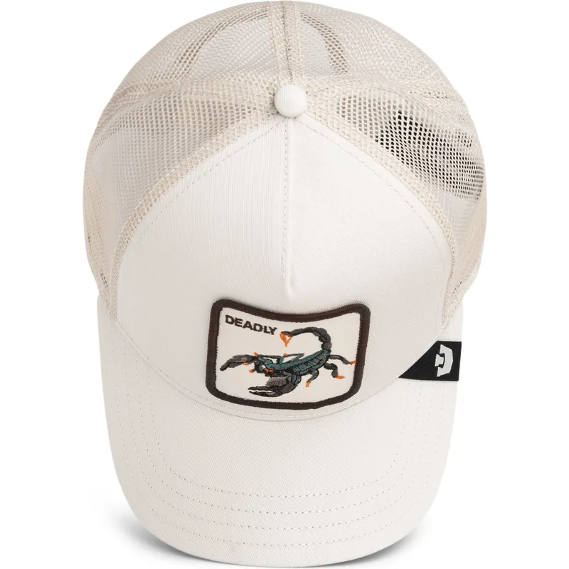 gorra-trucker-beige-escorpion-deadly-scorpion-the-farm-de-goorin-bros