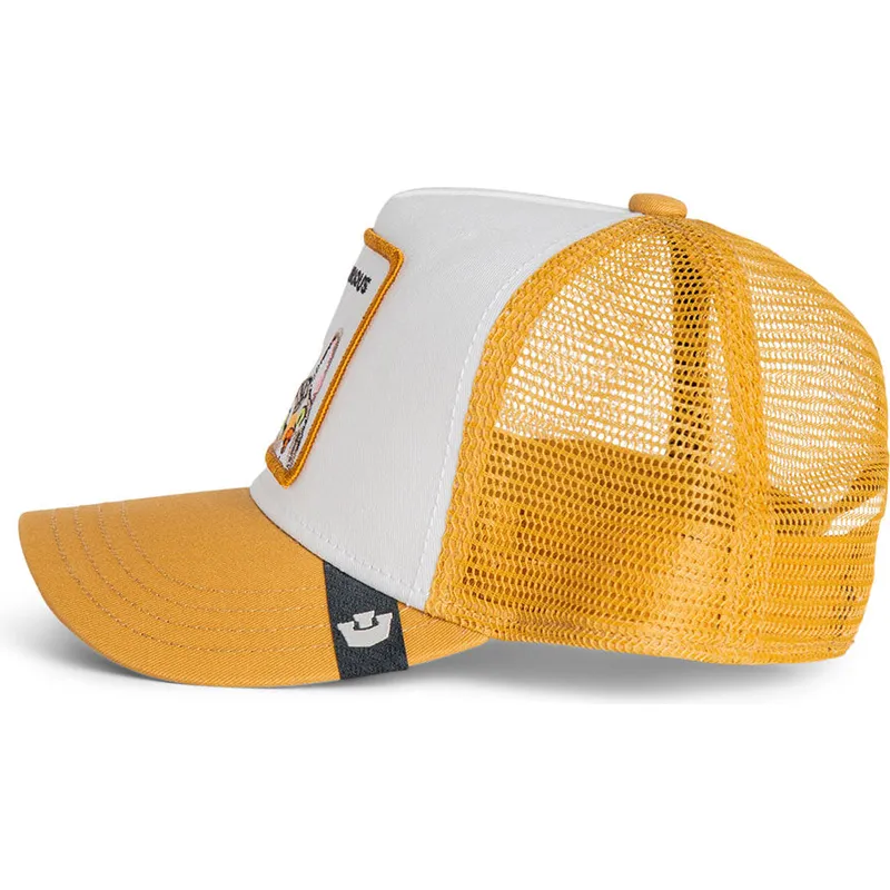 cappellino-trucker-marrone-per-bambino-gatto-curious-cat-mini-the-farm-di-goorin-bros