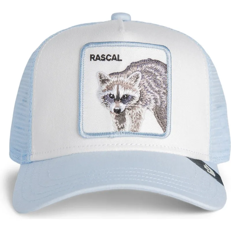 epci-curbata-albastru-snapback-pentru-copii-rascal-raccoon-mini-the-farm-de-goorin-bros