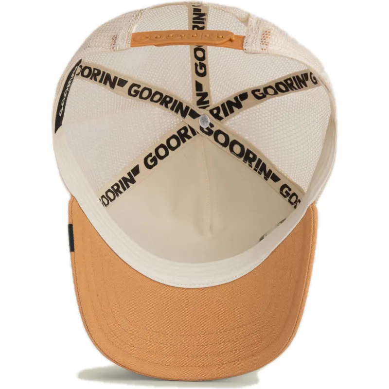 casquette-trucker-marron-claire-chevre-the-goat-the-farm-goorin-bros