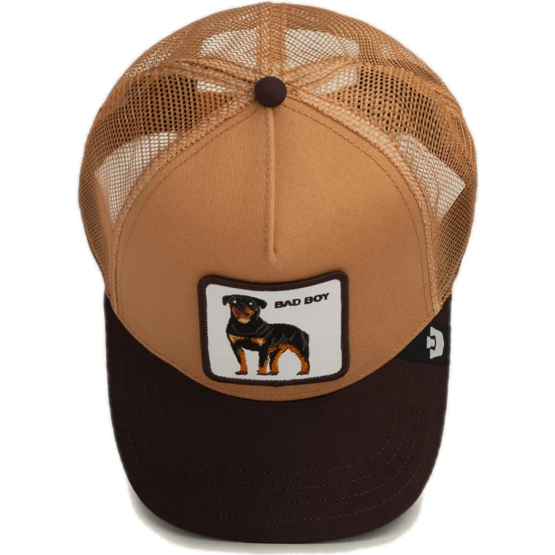 casquette-trucker-marron-rottweiler-bad-boy-the-farm-goorin-bros
