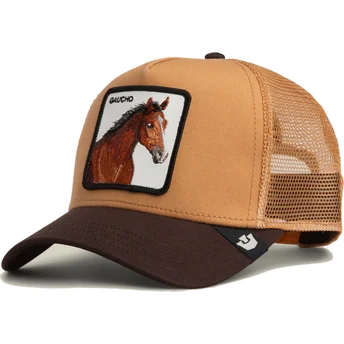 Braune Trucker-Kappe Pferd Gaucho The Farm von Goorin Bros.