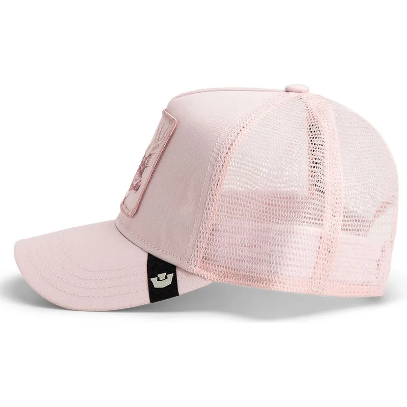 gorra-trucker-rosa-ciervo-bae-monochrome-the-farm-de-goorin-bros