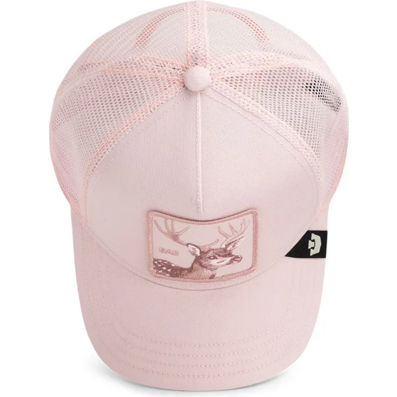 gorra-trucker-rosa-ciervo-bae-monochrome-the-farm-de-goorin-bros