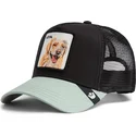 casquette-trucker-noire-et-verte-chien-labrador-retriever-the-loyal-dog-the-farm-goorin-bros