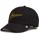 casquette-courbee-noire-ajustable-script-papa-goorin-bros