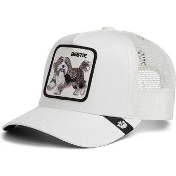 Șepci curbată alb snapback pentru copii Bestie Mini The Farm de Goorin Bros.