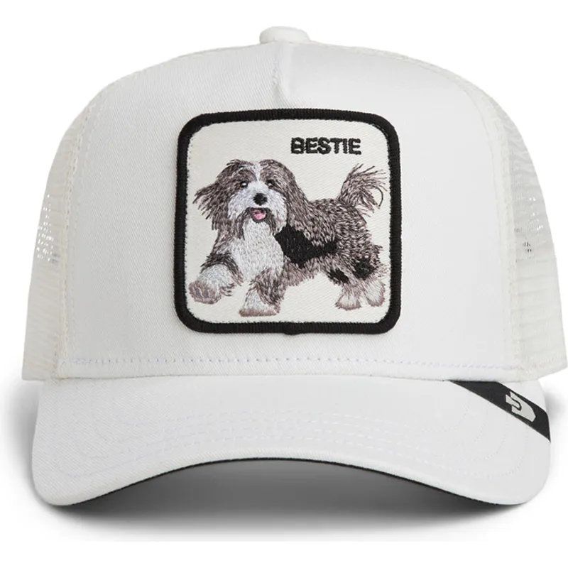 epci-curbata-camionagiu-alb-snapback-pentru-copii-bestie-mini-the-farm-de-goorin-bros