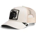casquette-trucker-beige-pour-enfant-panthere-panther-mini-the-farm-goorin-bros