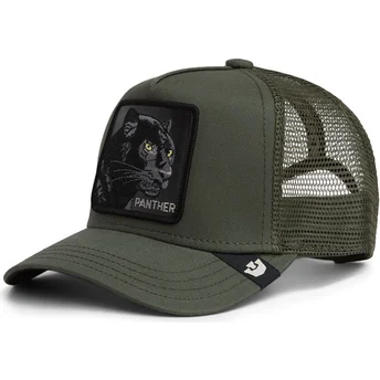 Grüne Trucker-Kappe für Kinder Panther Panther Mini The Farm von Goorin Bros.