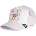 cappellino-trucker-bianco-e-rosa-per-bambino-papero-whisper-silly-the-farm-di-goorin-bros