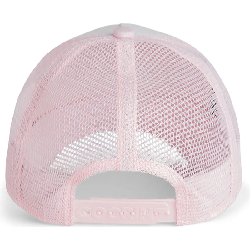 czapka-trucker-biala-i-rozowa-dla-chlopca-ges-whisper-silly-the-farm-od-goorin-bros