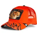epci-curbata-camionagiu-portocaliu-snapback-guepardo-blazing-flames-the-farm-the-farm-de-goorin-bros