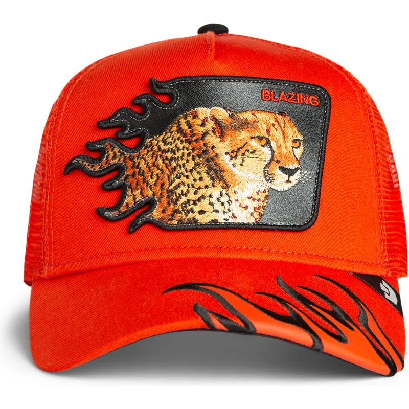 epci-curbata-camionagiu-portocaliu-snapback-guepardo-blazing-flames-the-farm-the-farm-de-goorin-bros