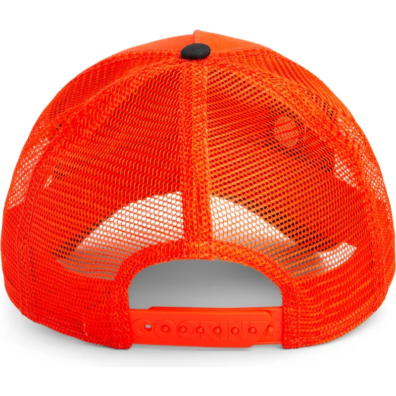 cappellino-trucker-arancione-ghepardo-blazing-flames-the-farm-di-goorin-bros