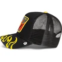 epci-curbata-negru-snapback-heat-flames-the-farm-de-goorin-bros