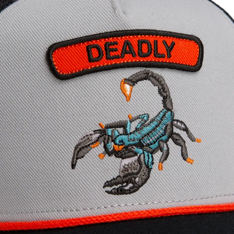 epci-curbata-gri-snapback-pop-rocker-scorpion-the-farm-de-goorin-bros