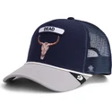 epci-curbata-bleumarin-snapback-pop-rocker-skull-the-farm-de-goorin-bros