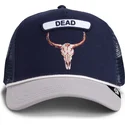 epci-curbata-bleumarin-snapback-pop-rocker-skull-the-farm-de-goorin-bros