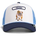 cappellino-trucker-blu-cane-bulldog-pop-rocker-bulldog-the-farm-di-goorin-bros