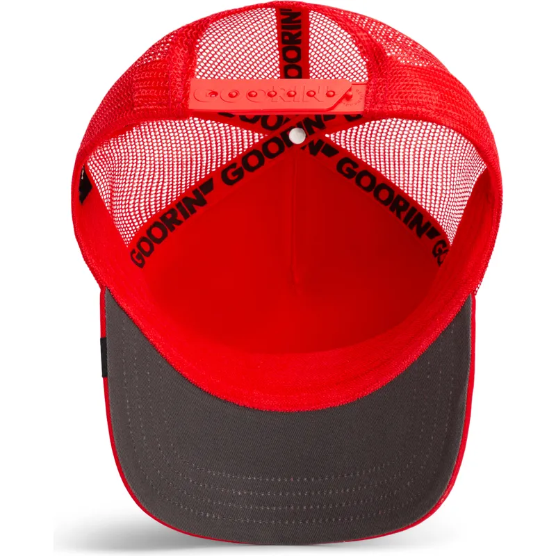 cappellino-trucker-rosso-pantera-rush-panther-the-farm-di-goorin-bros