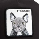 trucker-cap-schwarz-und-grun-hund-franzosische-bulldogge-frenchie-the-farm-von-goorin-bros
