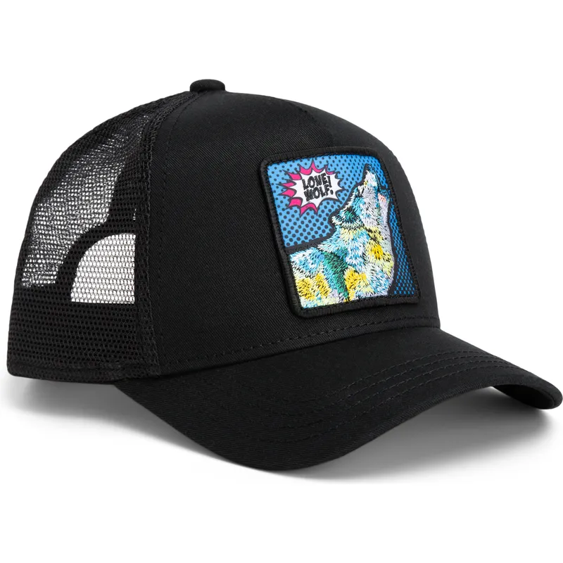 epci-curbata-negru-snapback-lone-wolf-pop-art-2-the-farm-de-goorin-bros epci-curbata-negru-snapback-lone-wolf-pop-art-2-the-farm-de-goorin-bros