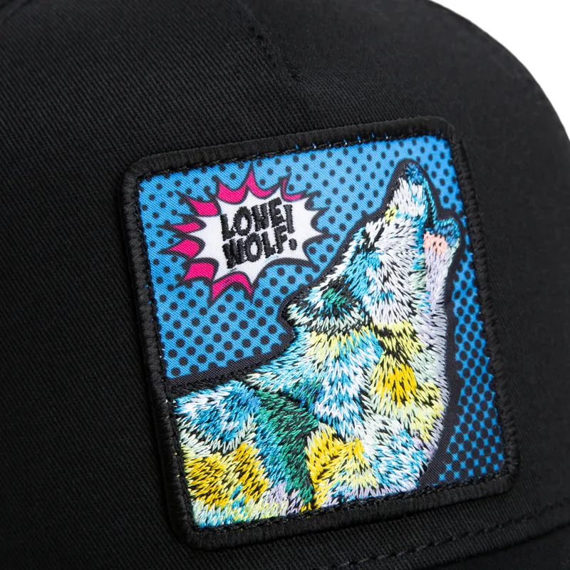trucker-cap-schwarz-wolf-lone-wolf-pop-art-2-the-farm-von-goorin-bros